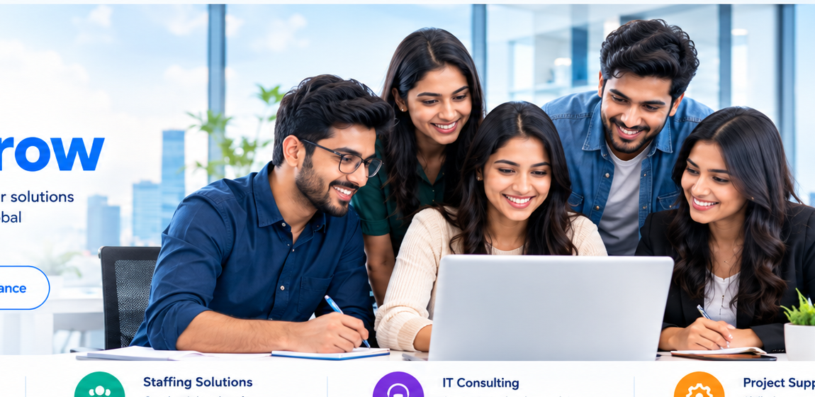 SkyCareer IT professionals collaborating